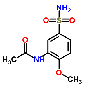 N-(2-methoxy-5-sulfamoyl-phenyl)-acetamide Structure,85605-29-4Structure