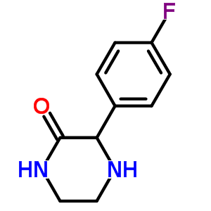 3-(4-Fluorophenyl)piperazin-2-one Structure,85606-96-8Structure