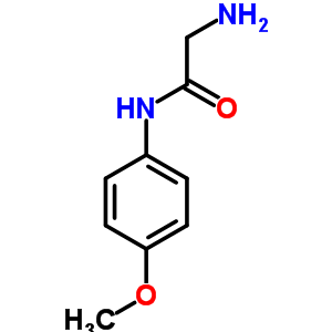 Acetamide,2-amino-n-(4-methoxyphenyl)-, hydrochloride (1:1) Structure,85622-19-1Structure