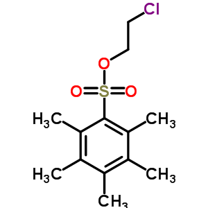 1-(2-Chloroethoxysulfonyl)-2,3,4,5,6-pentamethyl-benzene Structure,85650-09-5Structure