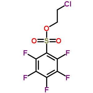 1-(2-Chloroethoxysulfonyl)-2,3,4,5,6-pentafluoro-benzene Structure,85650-14-2Structure