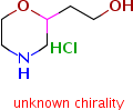 2-(Morpholin-2-yl)ethanol hydrochloride Structure,857214-74-5Structure