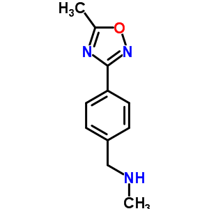 N-methyl-n-[4-(5-methyl-1,2,4-oxadiazol-3-yl)benzyl]amine Structure,857283-77-3Structure