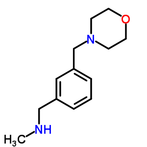 N-methyl-n-[3-(morpholin-4-ylmethyl)benzyl]amine Structure,857283-92-2Structure