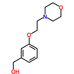 [3-(2-Morpholinoethoxy)phenyl]methanol Structure,857284-07-2Structure