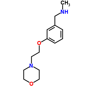 N-methyl-n-[3-(2-morpholin-4-ylethoxy)benzyl]amine Structure,857284-10-7Structure