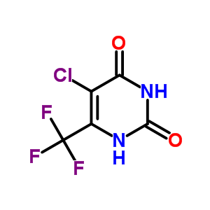 5-Chloro-6-(trifluoromethyl)-2,4(1h,3h)-pyrimidinedione Structure,85730-40-1Structure