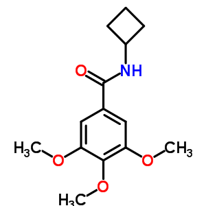 Benzamide,n-cyclobutyl-3,4,5-trimethoxy- Structure,85797-09-7Structure