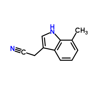 7-Methyl-1h-indole-3-acetonitrile Structure,858232-97-0Structure