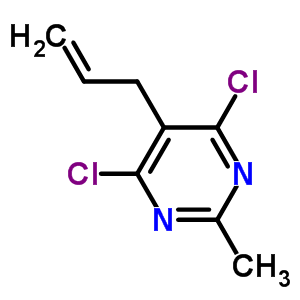 5-Allyl-4,6-dichloro-2-methylpyrimidine Structure,85826-33-1Structure