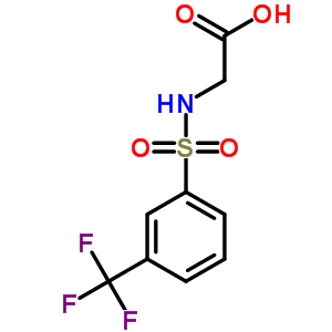 (([3-(Trifluoromethyl)phenyl]sulfonyl)amino)acetic acid Structure,85845-02-9Structure