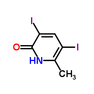 3,5-Diiodo-6-methylpyridin-2-ol Structure,858851-91-9Structure