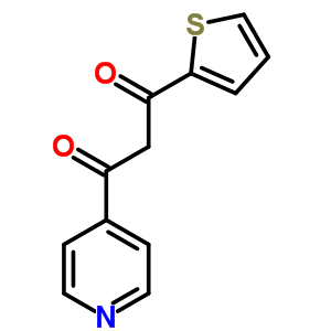 1,3-Propanedione, 1-(4-pyridinyl)-3-(2-thienyl)- Structure,85903-25-9Structure