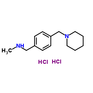 N-methyl-n-[4-(piperidin-1-ylmethyl)benzyl]amine dihydrochloride Structure,859833-23-1Structure