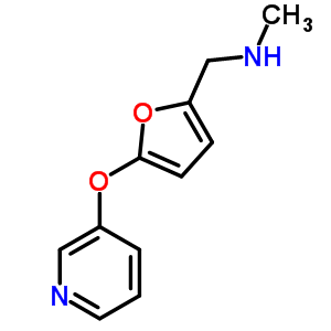 N-methyl-n-([5-(pyridin-3-yloxy)-2-furyl]methyl)amine Structure,859850-77-4Structure