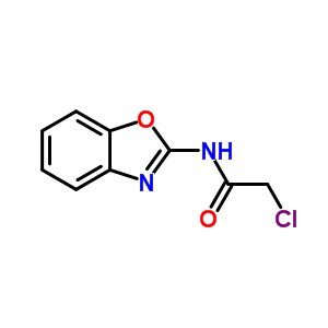 N-benzooxazol-2-yl-2-chloro-acetamide Structure,86092-60-6Structure