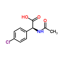 (S)-2-acetamido-2-(4-chlorophenyl)acetic acid Structure,86169-29-1Structure