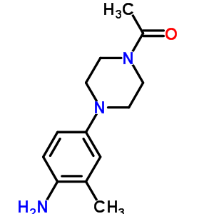 1-[4-(4-Amino-2-methylphenyl)-1-piperazinyl]ethanone Structure,862686-09-7Structure