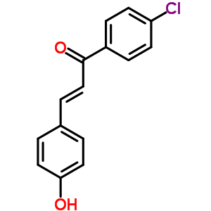 2-Propen-1-one,1-(4-chlorophenyl)-3-(4-hydroxyphenyl)- Structure,86293-53-0Structure