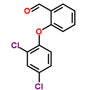 2-(2,4-Dichlorophenoxy)benzenecarbaldehyde Structure,86309-06-0Structure