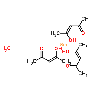 Samarium(III) acetylacetonate hydrate Structure,86322-73-8Structure