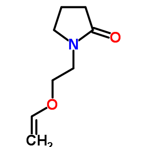 2-Pyrrolidinone,1-[2-(ethenyloxy)ethyl]- Structure,86366-53-2Structure