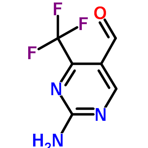 2-Amino-4-(trifluoromethyl)pyrimidine-5-carbaldehyde Structure,863774-22-5Structure