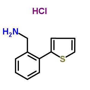 1-(2-Thien-2-ylphenyl)methanamine hydrochloride Structure,863991-95-1Structure