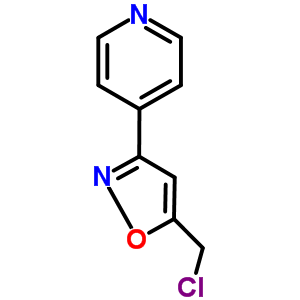 4-[5-(Chloromethyl)-3-isoxazolyl]pyridine Structure,865610-66-8Structure