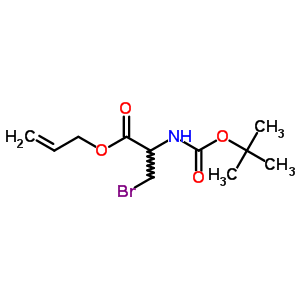 L-n-t-boc-2-bromomethyl glycine allyl ester Structure,865701-97-9Structure