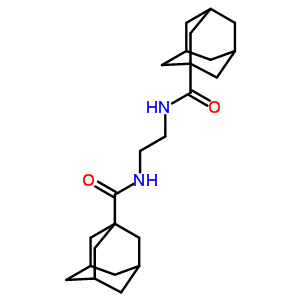 N-[2-(adamantane-1-carbonylamino)ethyl]adamantane-1-carboxamide Structure,86583-01-9Structure