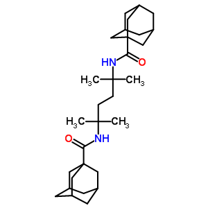 N-[5-(adamantane-1-carbonylamino)-2,5-dimethyl-hexan-2-yl]adamantane-1-carboxamide Structure,86583-10-0Structure