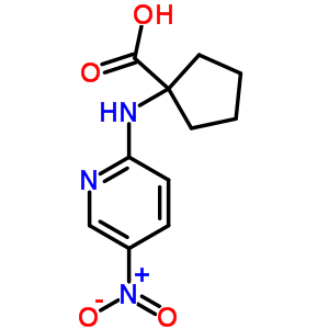 1-[(5-Nitro-2-pyridinyl)amino]cyclopentanecarboxylic acid Structure,866157-46-2Structure