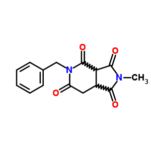 5-Benzyl-2-methyldihydro-1h-pyrrolo[3,4-c]pyridine-1,3,4,6(2h,3ah,5h)-tetrone Structure,86818-75-9Structure