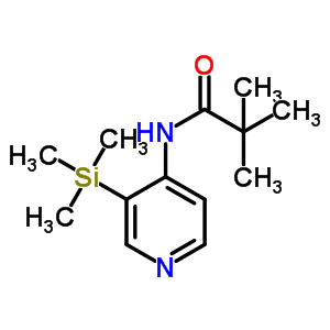 2,2-Dimethyl-N-(3-trimethylsilanyl-pyridin-4-yl)-propionamide Structure,86847-70-3Structure