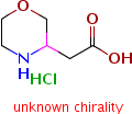 Morpholin-3-yl-acetic acid hydrochloride Structure,86967-55-7Structure