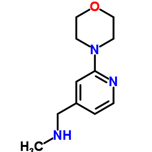 N-methyl-n-[(2-morpholin-4-ylpyridin-4-yl)methyl]amine Structure,869901-11-1Structure