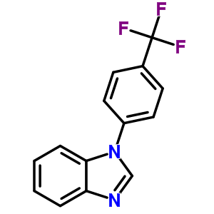 1-(4-Trifluoromethylphenyl)-1h-benzoimidazole Structure,870450-93-4Structure