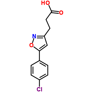 5-(4-Chlorophenyl)isoxazole-3-propionic acid Structure,870704-00-0Structure