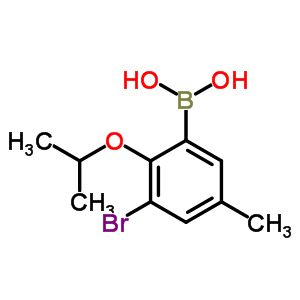 3-Bromo-2-isopropoxy-5-methylphenylboronic acid Structure,870718-01-7Structure