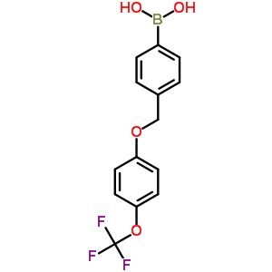 4-[4-(Trifluoromethoxy)phenoxymethyl]phenylboronic acid Structure,870778-97-5Structure