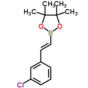 2-(E-2-(3-chlorophenyl)vinyl)-4,4,5,5-tetramethyl-1,3,2-dioxaborolane Structure,871125-84-7Structure