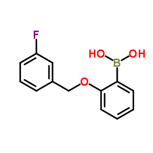 2-(3-Fluorobenzyloxy)phenylboronic acid Structure,871126-24-8Structure