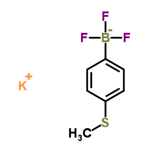 Potassium 4-(methylthio)phenyltrifluoroborate Structure,871231-43-5Structure