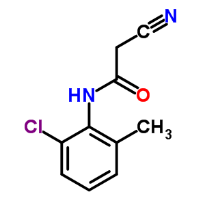 Acetamide,n-(2-chloro-6-methylphenyl)-2-cyano- Structure,87165-28-4Structure