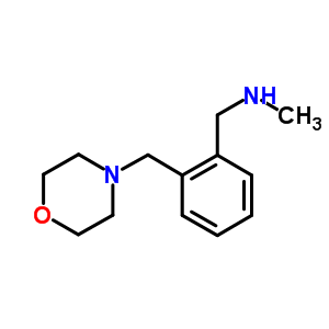 N-methyl-n-[2-(morpholin-4-ylmethyl)benzyl]amine Structure,871825-58-0Structure