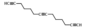 1,7,13-Tetradecatriyne Structure,872-21-9Structure