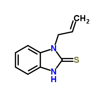 2H-benzimidazole-2-thione,1,3-dihydro-1-(2-propenyl)-(9ci) Structure,87216-53-3Structure