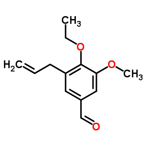 3-Allyl-4-ethoxy-5-methoxy-benzaldehyde Structure,872183-27-2Structure