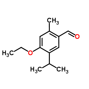 4-Ethoxy-5-isopropyl-2-methylbenzaldehyde Structure,872183-70-5Structure